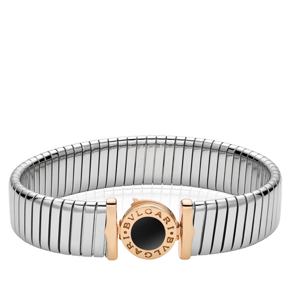 Decremento Optimismo Trastornado Pulsera Bvlgari Tubogas Ónix - Bvlgari - Bvlgari Bvlgari